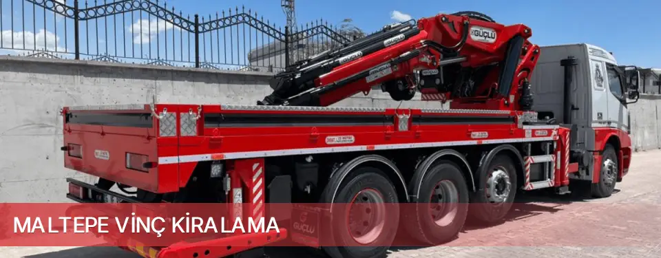 Maltepe İlçemi Vinç Kiralama